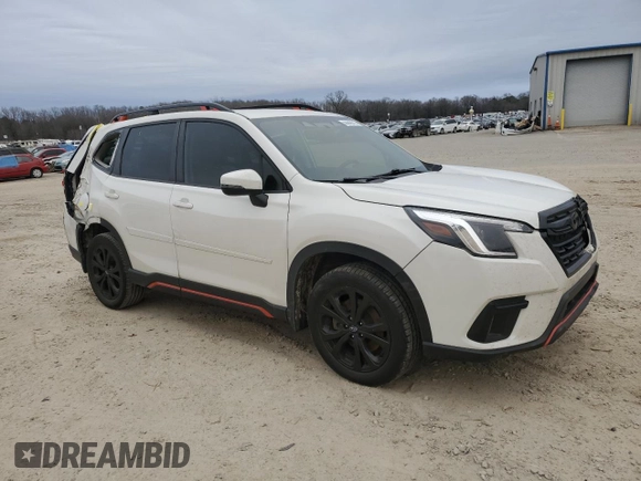 2023 Subaru Forester Sport with VIN JF2SKAJC1PH405122, listed as a Copart auction lot 44442615 with 89,717 mi miles and Salvage Title. Bid and sale history available at carsss.com. Image 4.