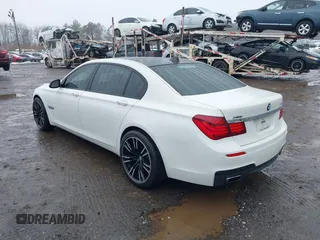 2015 BMW 7 Series 750Li xDrive with VIN WBAYF8C5XFD655174, listed as a IAAI auction lot 41480525 with 79,238 mi miles and . Bid and sale history available at carsss.com. Image 3.