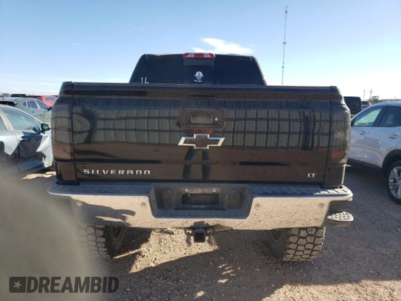 2018 Chevrolet Silverado 1500 LT with VIN 3GCUKREC6JG418451, listed as a Copart auction lot 88147165 with Not Provided miles and Salvage Title. Bid and sale history available at carsss.com. Image 6.