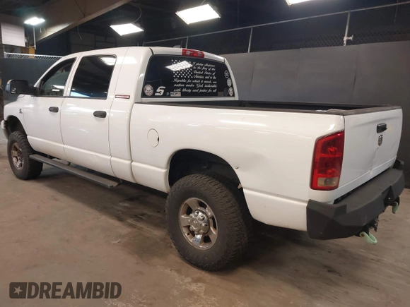 2006 Dodge 2500 SLT with VIN 3D7KS29C86G100871, listed as a IAAI auction lot 41992062 with 213,220 mi miles. Bid and sale history available at carsss.com. Image 3.