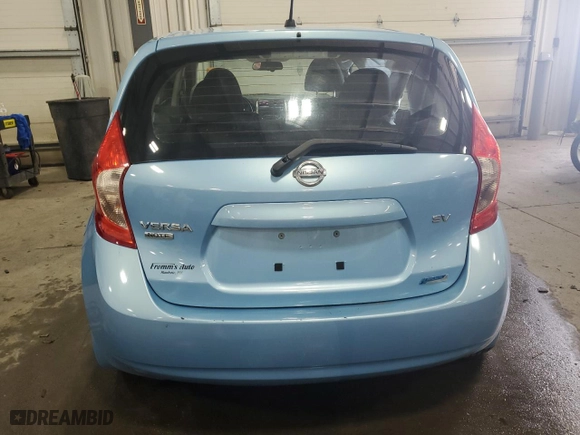 2014 Nissan Versa Note S Plus with VIN 3N1CE2CPXEL363728, listed as a Copart auction lot 49138725 with 109,894 mi miles and Salvage Title. Bid and sale history available at carsss.com. Image 6.