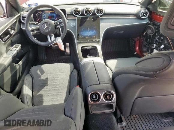 2023 Mercedes-Benz C 300 with VIN W1KAF4HB0PR109991, listed as a Copart auction lot 50087035 with 5,548 mi miles and Salvage Title. Bid and sale history available at DreamBid. Image 8.