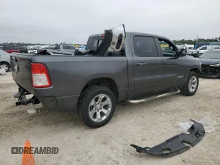 2020 Ram 1500 Lone Star with VIN 1C6RREFT8LN372504, listed as a Copart auction lot 45319515 with 93,460 mi miles and Salvage title. Bid and sale history available at DreamBid. Image 3.