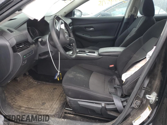 2022 Nissan Sentra SV with VIN 3N1AB8CV3NY206885, listed as a Copart auction lot 50695795 with 56,789 mi miles and Salvage Title. Bid and sale history available at DreamBid. Image 7.