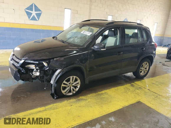 2016 Volkswagen Tiguan S with VIN WVGAV7AX8GW584211, listed as a Copart auction lot 57489065 with 140,420 mi miles and Clean title. Bid and sale history available at DreamBid. Image 1.