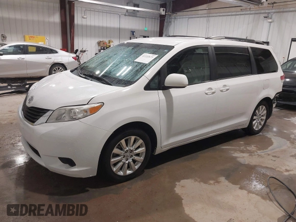 2013 Toyota Sienna LE with VIN 5TDJK3DC2DS049479, listed as a IAAI auction lot 41322671 with 108,436 mi miles and . Bid and sale history available at DreamBid. Image 18.