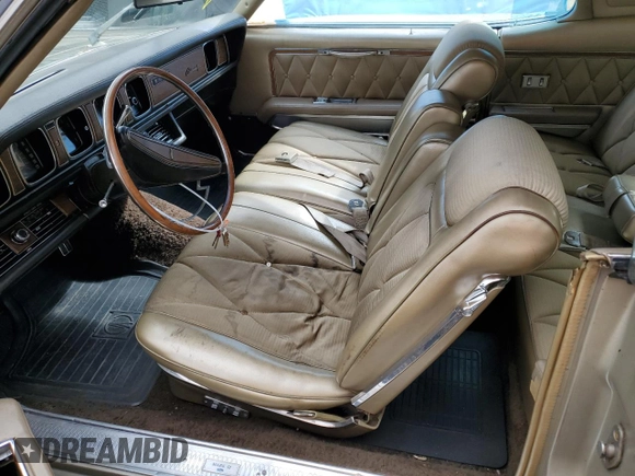 1969 Lincoln Continental with VIN 9Y89A845241, listed as a Copart auction lot 73651974 with 30,949 mi miles and Non Repairable. Bid and sale history available at DreamBid. Image 7.