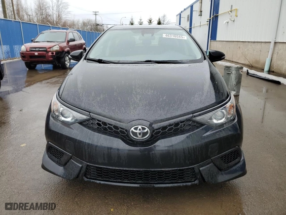 2017 Toyota Corolla iM with VIN JTNKARJE6HJ523951, listed as a Copart auction lot 46310545 with 123,454 mi miles and Salvage Title. Bid and sale history available at carsss.com. Image 5.