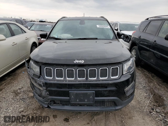 2021 Jeep Compass Sport with VIN 3C4NJDAB8MT554681, listed as a Copart auction lot 50680095 with 19,750 mi miles and Salvage title. Bid and sale history available at DreamBid. Image 5.