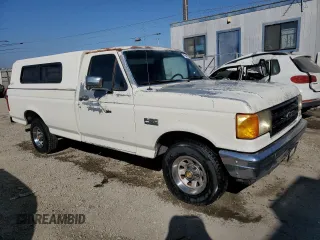 1991 Ford F-150 with VIN 2FTDF15Y2MCA62793, listed as a Copart auction lot 75545784 with 1,962 mi miles and Clean Title. Bid and sale history available at carsss.com. Image 4.