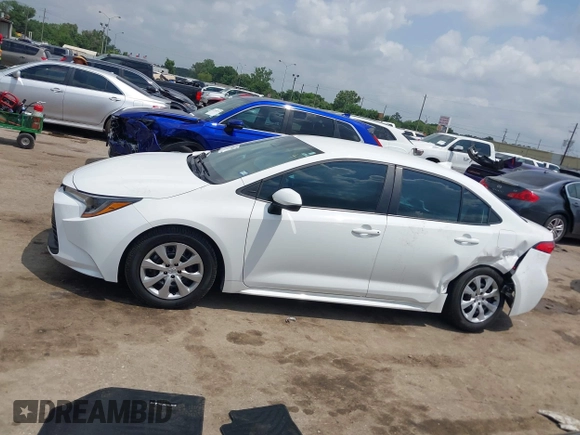 2024 Toyota Corolla LE with VIN 5YFB4MDE8RP128628, listed as a IAAI auction lot 42083196 with 37,634 mi miles and . Bid and sale history available at DreamBid. Image 14.