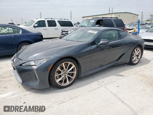 2018 Lexus LC 500h z VIN JTHHP5AY6JA002605, wystawiony jako Copart lot #51145955 z przebiegiem 73 014 mil mil oraz Szkody całkowita. Historia ofert i sprzedaży dostępna na DreamBid. Obrazek 1.
