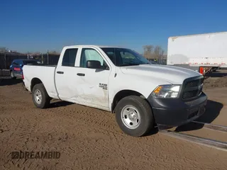 2022 Ram 1500 Tradesman with VIN 1C6RR7FGXNS230125, listed as a IAAI auction lot 41782682 with 31,723 mi miles and . Bid and sale history available at DreamBid. Image 1.