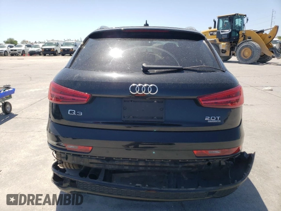 2017 Audi Q3 Prestige with VIN WA1GCCFSXHR005367, listed as a Copart auction lot 52035255 with 0 mi miles and Clean Title. Bid and sale history available at carsss.com. Image 6.