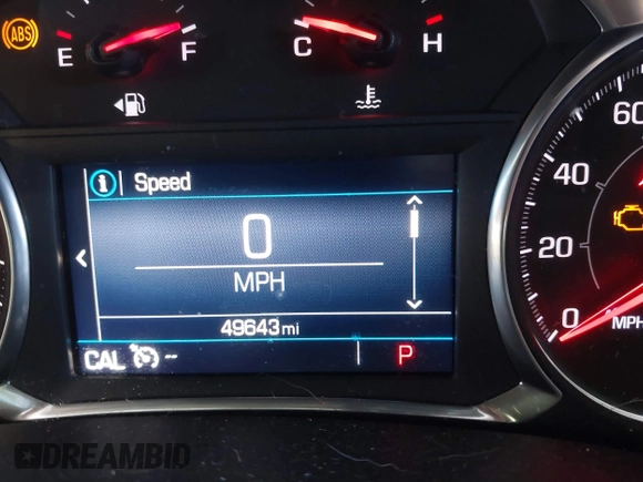 2019 GMC Terrain SLE with VIN 3GKALMEV1KL155433, listed as a IAAI auction lot 41831770 with 49,643 mi miles. Bid and sale history available at carsss.com. Image 7.