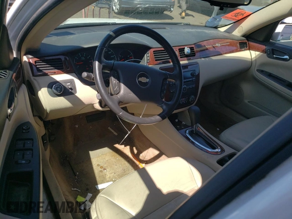 2010 Chevrolet Impala LT with VIN 2G1WB5EN4A1187912, listed as a Copart auction lot 54851045 with 126,234 mi miles and Salvage Title. Bid and sale history available at DreamBid. Image 8.