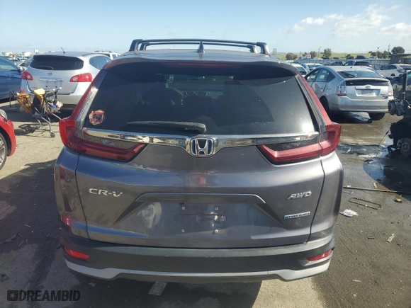 2020 Honda CR-V Hybrid EX-L with VIN 7FART6H84LE024923, listed as a Copart auction lot 88688285 with 52,314 mi miles and Salvage Title. Bid and sale history available at carsss.com. Image 6.