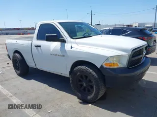 2012 Ram 1500 ST with VIN 3C6JD6APXCG237206, listed as a IAAI auction lot 42528623 with 122,765 mi miles and . Bid and sale history available at DreamBid. Image 1.
