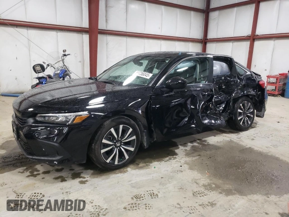 2024 Honda Civic EX z VIN 2HGFE1F7XRH303951, wystawiony jako Copart lot #58736045 z przebiegiem 5 871 mil mil oraz Szkoda całkowita • Salvage title. Historia ofert i sprzedaży dostępna na DreamBid. Obrazek 1.