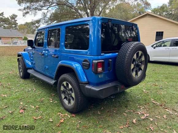 2022 Jeep Wrangler Unlimited Sahara Altitude with VIN 1C4HJXEG6NW248854, listed as a Copart auction lot 80591644 with 33,569 mi miles and Clean Title. Bid and sale history available at carsss.com. Image 3.