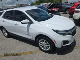 2022 Chevrolet Equinox LT z VIN 3GNAXJEV5NL132831, wystawiony jako IAAI lot #42241362 z przebiegiem 124 332 mil mil oraz . Historia ofert i sprzedaży dostępna na DreamBid. Obrazek 1.