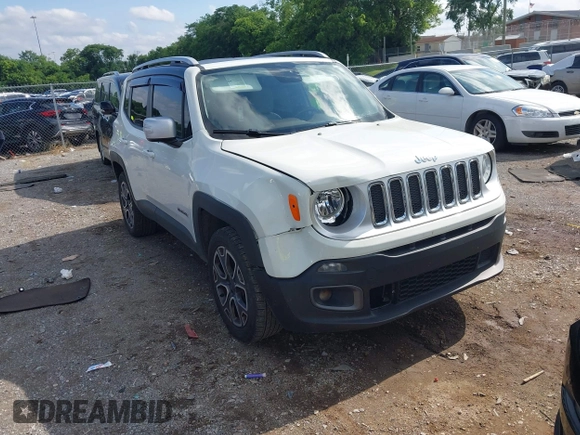 2017 Jeep Renegade Limited с VIN ZACCJBDB9HPF13318, выставлен на аукционе IAAI как лот 42551359 с пробегом 136 969 миль миль и . История ставок и продаж доступна на DreamBid. Изображение 1.