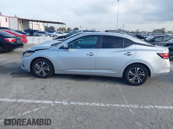 2021 Nissan Sentra SV with VIN 3N1AB8CV3MY254742, listed as a IAAI auction lot 41871414 with 59,539 mi miles and . Bid and sale history available at DreamBid. Image 14.