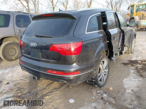 2013 Audi Q7 Premium Plus z VIN WA1LGAFE4DD011769, wystawiony jako IAAI lot #41340571 z przebiegiem 140 122 mil mil oraz . Historia ofert i sprzedaży dostępna na DreamBid. Obrazek 4.