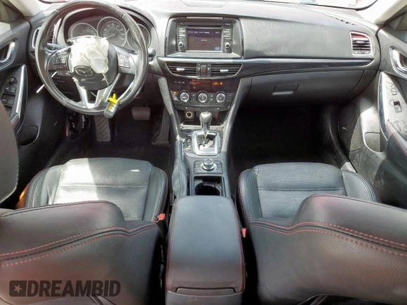 2014 Mazda 6 i Grand Touring с VIN JM1GJ1W61E1137267, выставлен на аукционе Copart как лот 57243225 с пробегом 51 939 миль миль и Списание • Salvage title. История ставок и продаж доступна на DreamBid. Изображение 8.