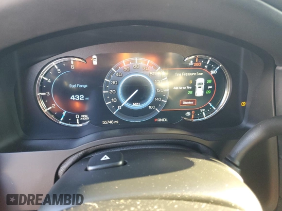 2019 Cadillac Escalade ESV Platinum with VIN 1GYS4KKJ4KR296244, listed as a Copart auction lot 45375865 with 55,746 mi miles and Salvage title. Bid and sale history available at DreamBid. Image 9.