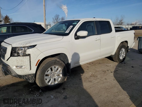 2022 Nissan Frontier S with VIN 1N6ED1EK2NN652751, listed as a Copart auction lot 44628505 with 24,695 mi miles and Salvage title. Bid and sale history available at DreamBid. Image 1.