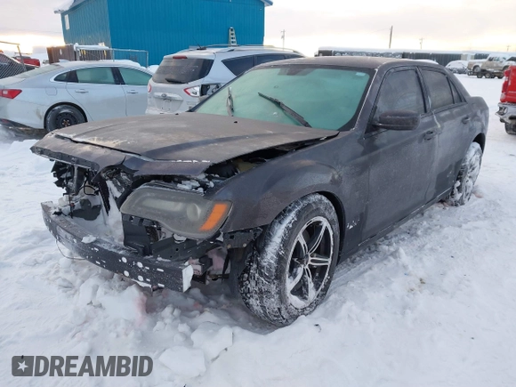 2014 Chrysler 300 with VIN 2C3CCAGG9EH297337, listed as a IAAI auction lot 41268387 with 104,542 mi miles. Bid and sale history available at carsss.com. Image 2.