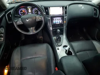 2015 Infiniti Q50 with VIN JN1BV7AP4FM356843, listed as a Copart auction lot 53702855 with 110,914 mi miles and Salvage title. Bid and sale history available at DreamBid. Image 8.