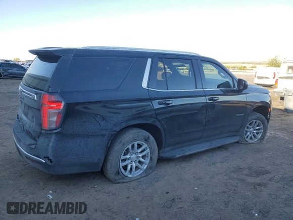 2023 Chevrolet Tahoe LS z VIN 1GNSKMKD4PR184687, wystawiony jako Copart lot #52014155 z przebiegiem 27 363 mil mil oraz Szkoda całkowita • Salvage title. Historia ofert i sprzedaży dostępna na DreamBid. Obrazek 3.