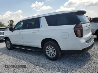 2023 Chevrolet Suburban LT z VIN 1GNSKCKD4PR204186, wystawiony jako Copart lot #57835905 z przebiegiem 59 858 mil mil oraz Czysty tytuł • Clean title. Historia ofert i sprzedaży dostępna na DreamBid. Obrazek 2.