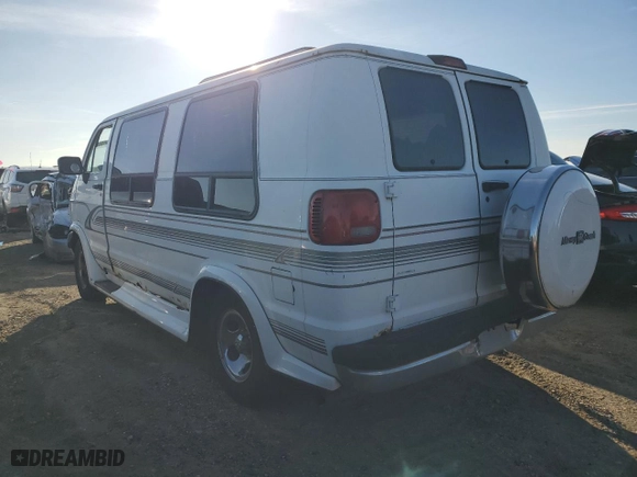 1997 Dodge Ram Van with VIN 2B6HB21Y3VK569853, listed as a Copart auction lot 43560165 with NaN miles and Salvage Title. Bid and sale history available at carsss.com. Image 2.