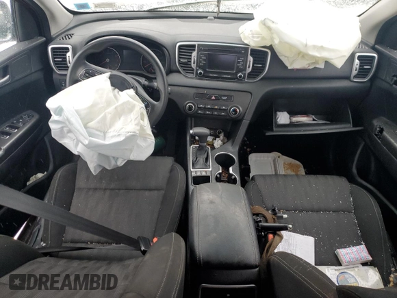 2017 Kia Sportage LX with VIN KNDPMCAC6H7221733, listed as a Copart auction lot 46054735 with Not Provided miles and Non Repairable. Bid and sale history available at DreamBid. Image 8.