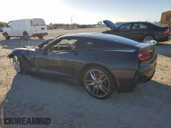 2015 Chevrolet Corvette Z51 2LT with VIN 1G1YK2D7XF5113507, listed as a Copart auction lot 84413284 with 0 mi miles and Non Repairable. Bid and sale history available at carsss.com. Image 2.
