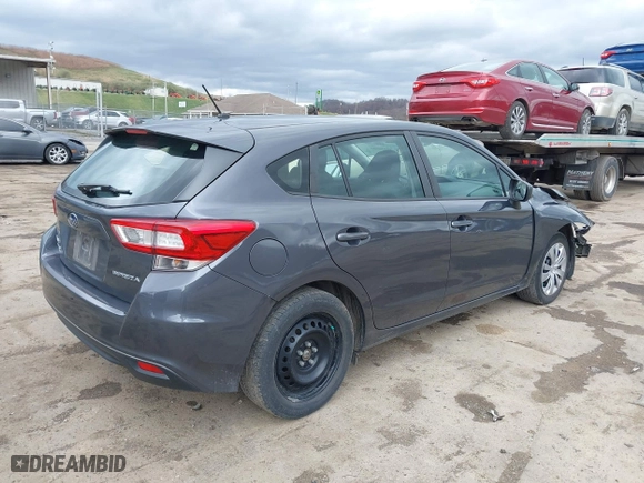 2019 Subaru Impreza with VIN 4S3GTAA60K3758517, listed as a IAAI auction lot 41930668 with 39,999 mi miles. Bid and sale history available at carsss.com. Image 4.
