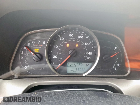 2013 Toyota RAV4 XLE with VIN JTMWFREV1DD002260, listed as a Copart auction lot 60715475 with 56,092 mi miles and Salvage title. Bid and sale history available at DreamBid. Image 9.