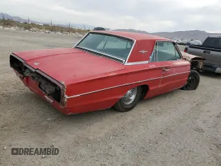 1966 Ford Thunderbird with VIN 6Y870135392, listed as a Copart auction lot 66917184 with Not Provided miles and Salvage Title. Bid and sale history available at DreamBid. Image 3.