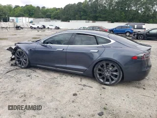 2020 Tesla Model S Long Range with VIN 5YJSA1E24LF360335, listed as a Copart auction lot 57947265 with 50,672 mi miles and Clean title. Bid and sale history available at DreamBid. Image 2.
