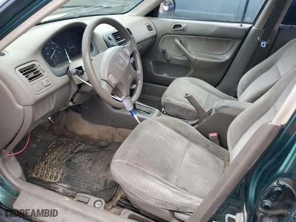 1999 Honda Civic VP with VIN 2HGEJ6612XH519340, listed as a Copart auction lot 45510895 with 192,955 mi miles and Salvage Title. Bid and sale history available at carsss.com. Image 7.