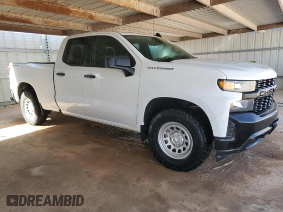 2020 Chevrolet Silverado 1500 Work Truck with VIN 1GCRYAEF0LZ167882, listed as a Copart auction lot 48070205 with 58,104 mi miles and Clean Title. Bid and sale history available at carsss.com. Image 4.