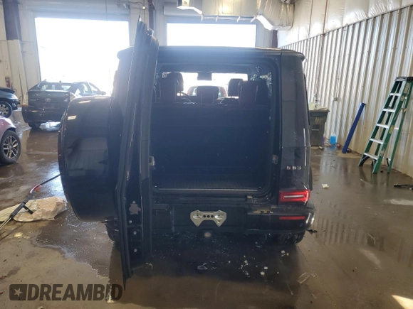 2024 Mercedes-Benz G 63 AMG with VIN W1NYC7HJ9RX504754, listed as a Copart auction lot 46130705 with Not Provided miles and Salvage Title. Bid and sale history available at DreamBid. Image 6.