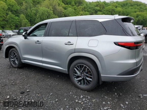 2024 Lexus TX 350 with VIN 5TDAAAB61RS015089, listed as a Copart auction lot 55833525 with 1,790 mi miles and Salvage title. Bid and sale history available at DreamBid. Image 2.
