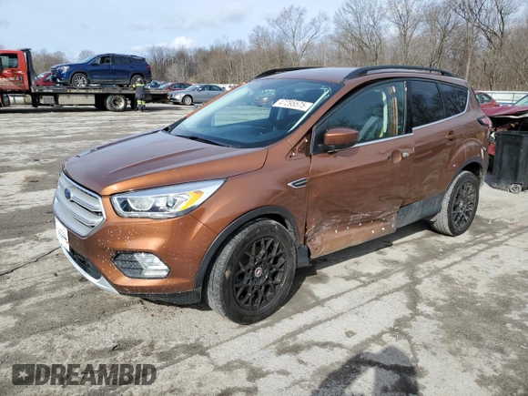 2017 Ford Escape SE with VIN 1FMCU0GD3HUC04513, listed as a Copart auction lot 47295575 with 147,938 mi miles and Salvage Title. Bid and sale history available at DreamBid. Image 1.