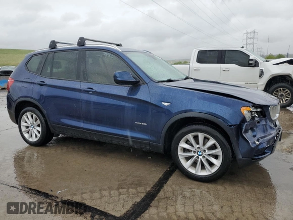 2014 BMW X3 xDrive28i z VIN 5UXWX9C5XE0D39701, wystawiony jako Copart lot #55148905 z przebiegiem 93 148 mil mil oraz Szkoda całkowita • Salvage title. Historia ofert i sprzedaży dostępna na DreamBid. Obrazek 4.