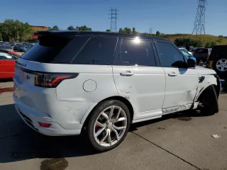 2019 Land Rover Range Rover Sport SVR z VIN SALWZ2SE0KA863181, wystawiony jako Copart lot #70410284 z przebiegiem 32 908 mil mil oraz Szkoda całkowita • Salvage title. Historia ofert i sprzedaży dostępna na DreamBid. Obrazek 3.