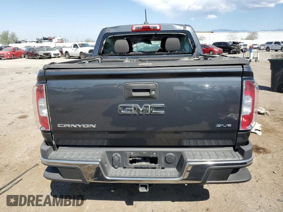 2017 GMC Canyon 2WD SLE with VIN 1GTG5CEN2H1270455, listed as a Copart auction lot 74399904 with 0 mi miles and Salvage Title. Bid and sale history available at carsss.com. Image 6.